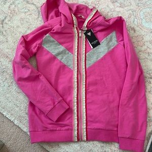 Guess kids girls zip up hoodie size 16 pink